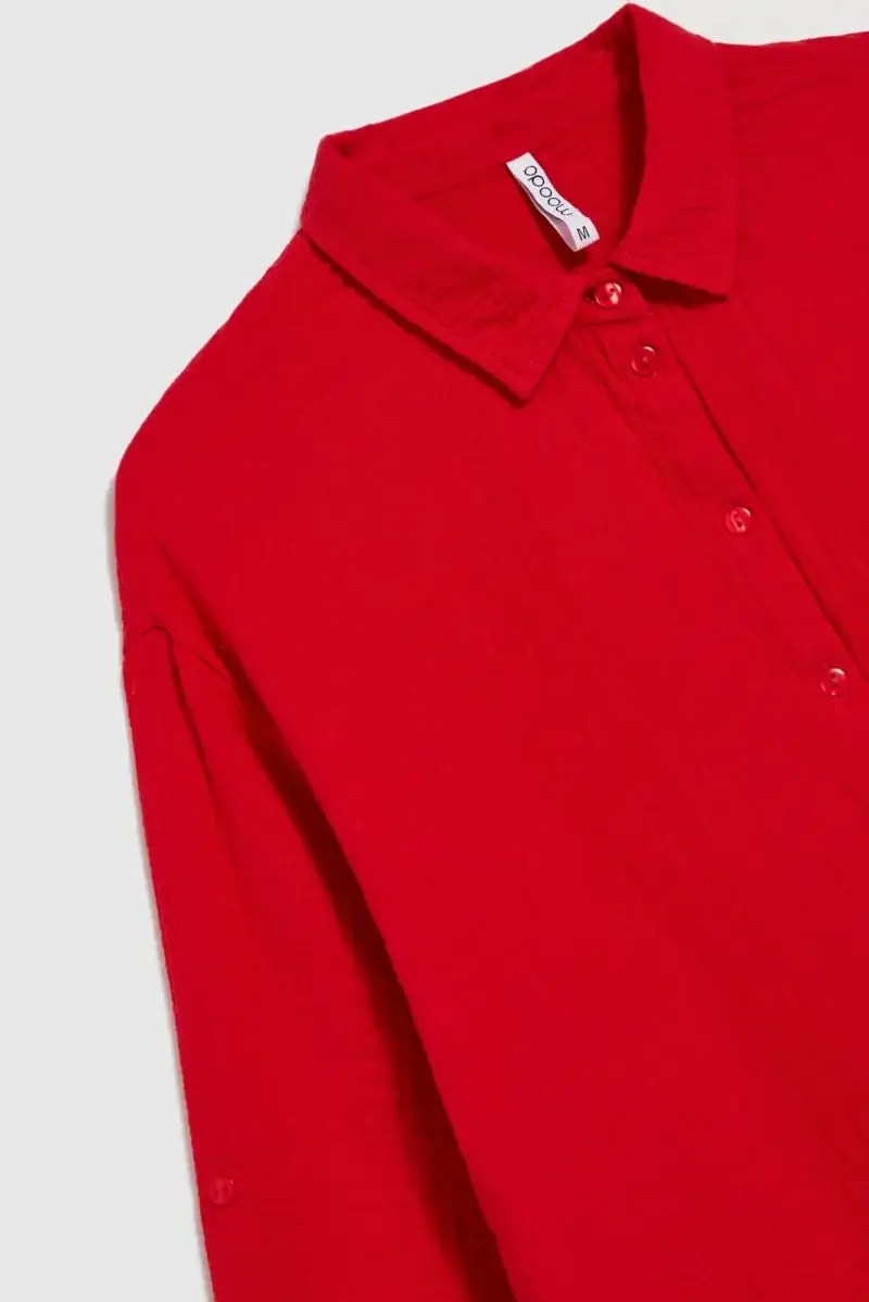 WOMEN'S SHIRT L-KO-4638 RED - Imagen 2