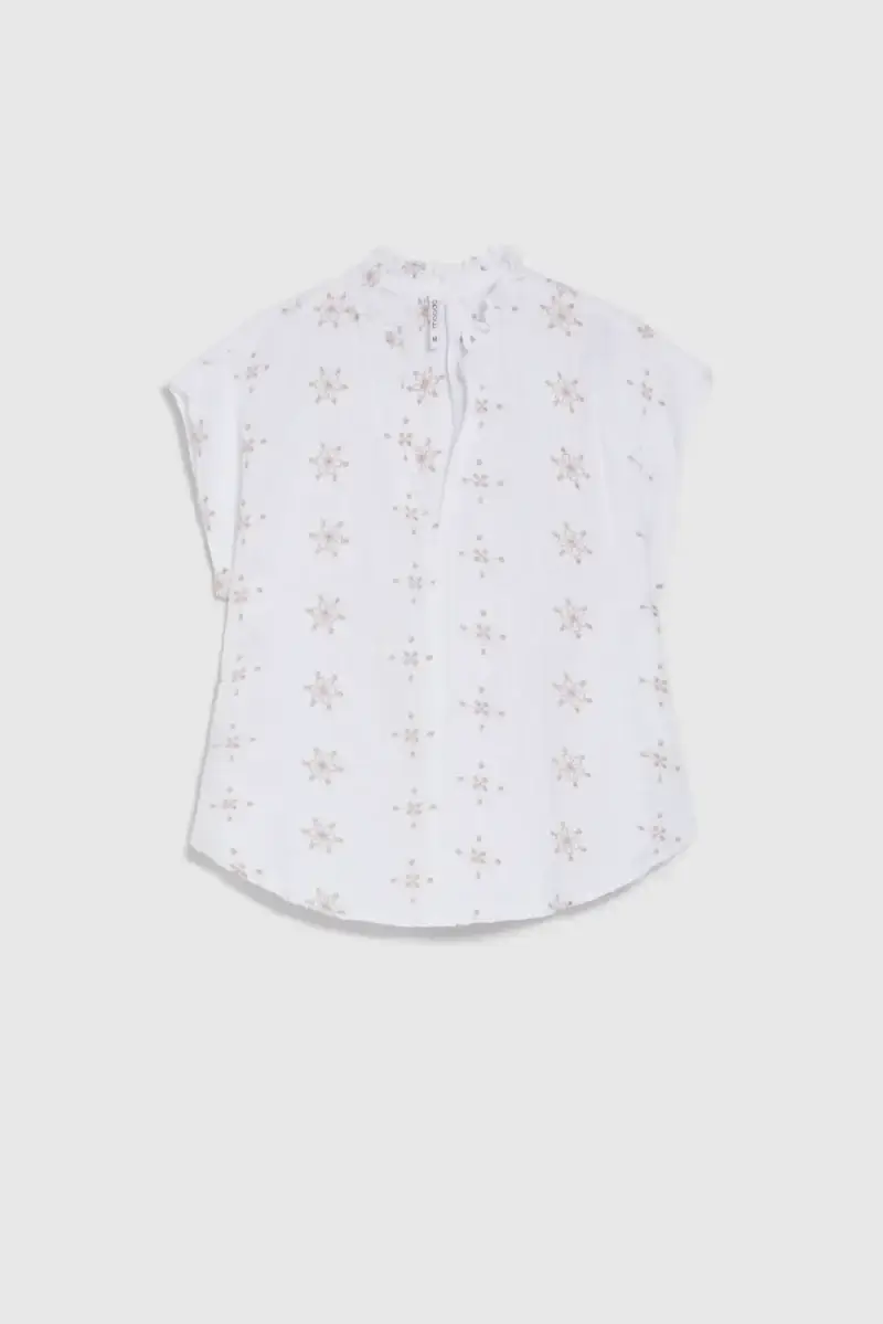 WOMEN'S SHIRT L-KO-4640 WHITE