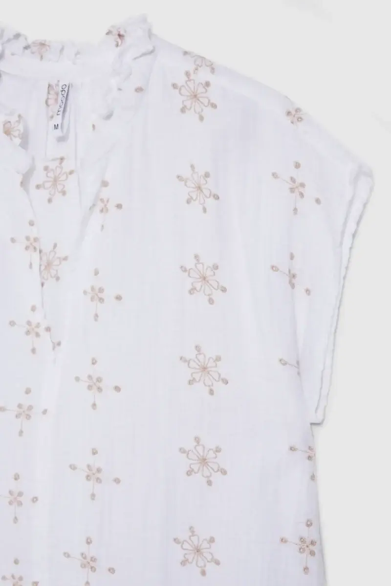 WOMEN'S SHIRT L-KO-4640 WHITE - Imagen 2