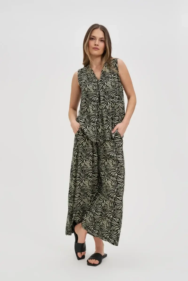 WOMEN'S PANTS L-SP-4626 BLACK - Imagen 5
