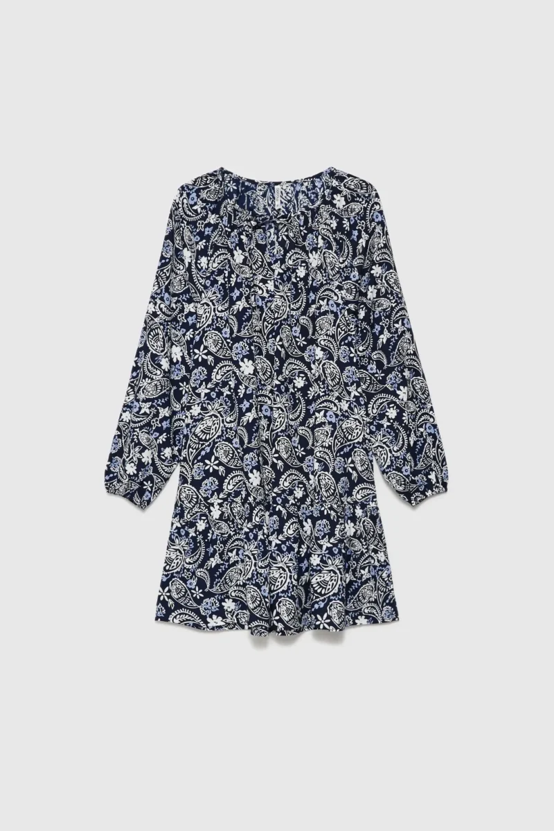 WOMEN'S DRESS L-SU-4608 NAVY - Imagen 13