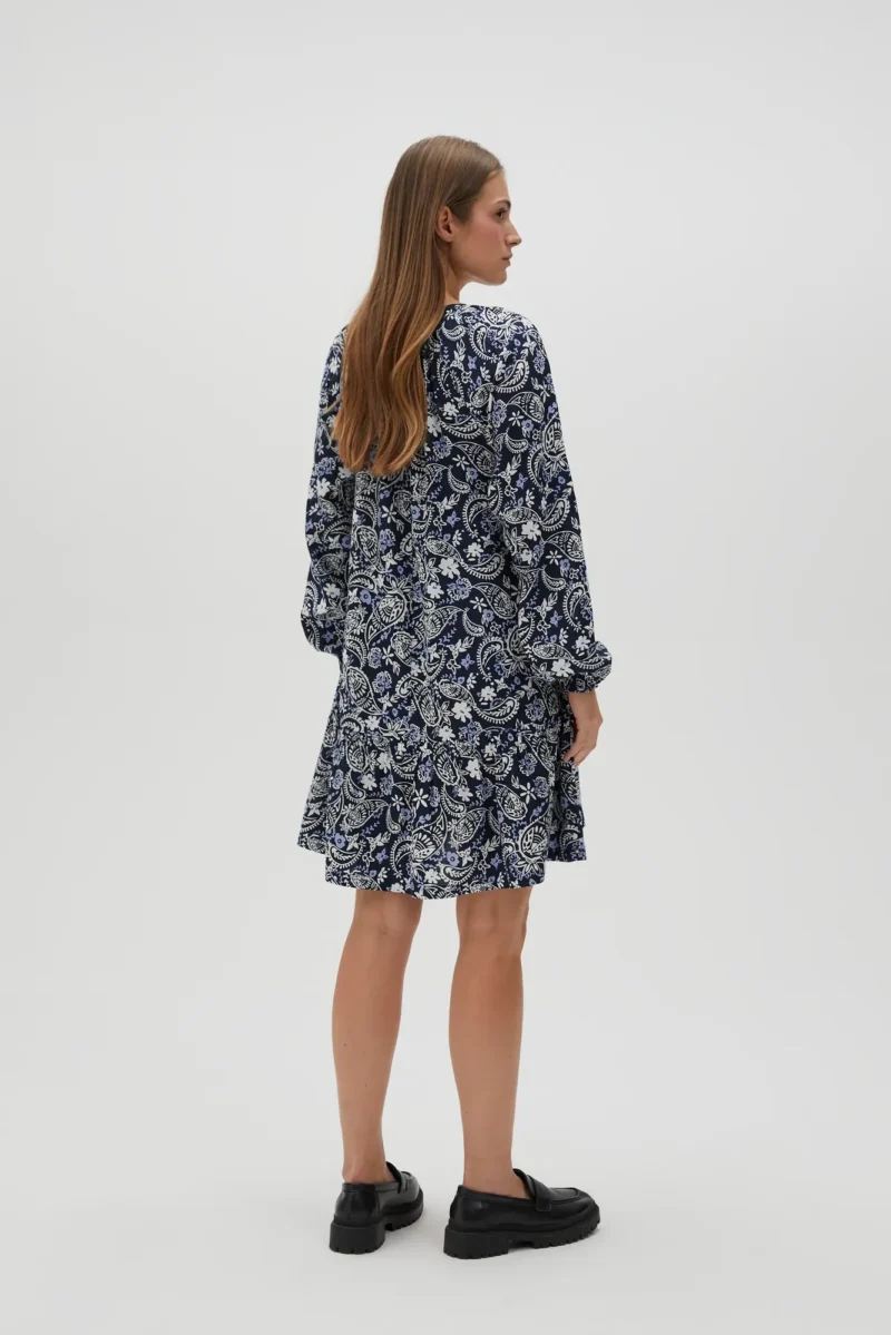 WOMEN'S DRESS L-SU-4608 NAVY - Imagen 10