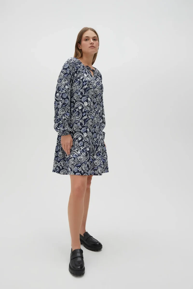 WOMEN'S DRESS L-SU-4608 NAVY - Imagen 11