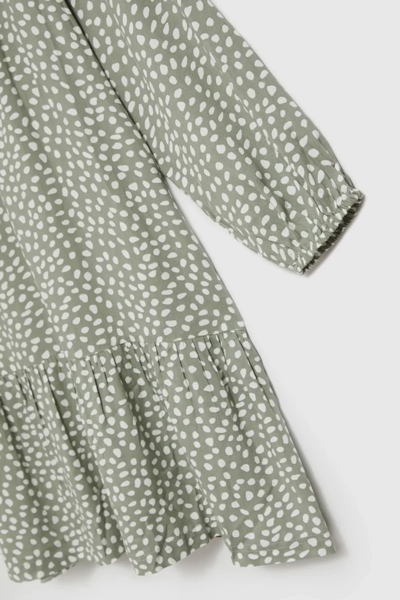 WOMEN'S DRESS L-SU-4608 OLIVE - Imagen 2