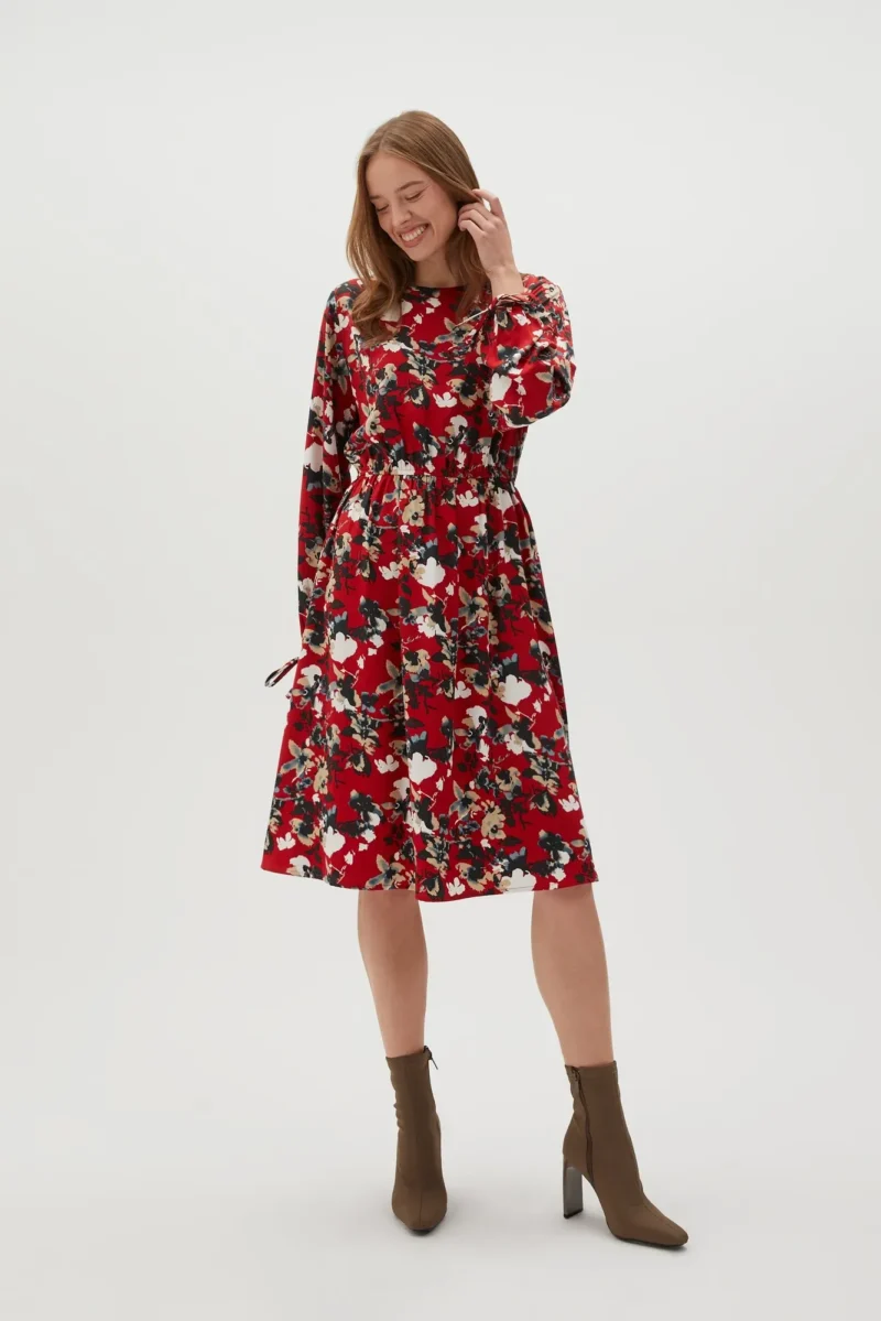 WOMEN'S DRESS L-SU-4609 BLACK - Imagen 9