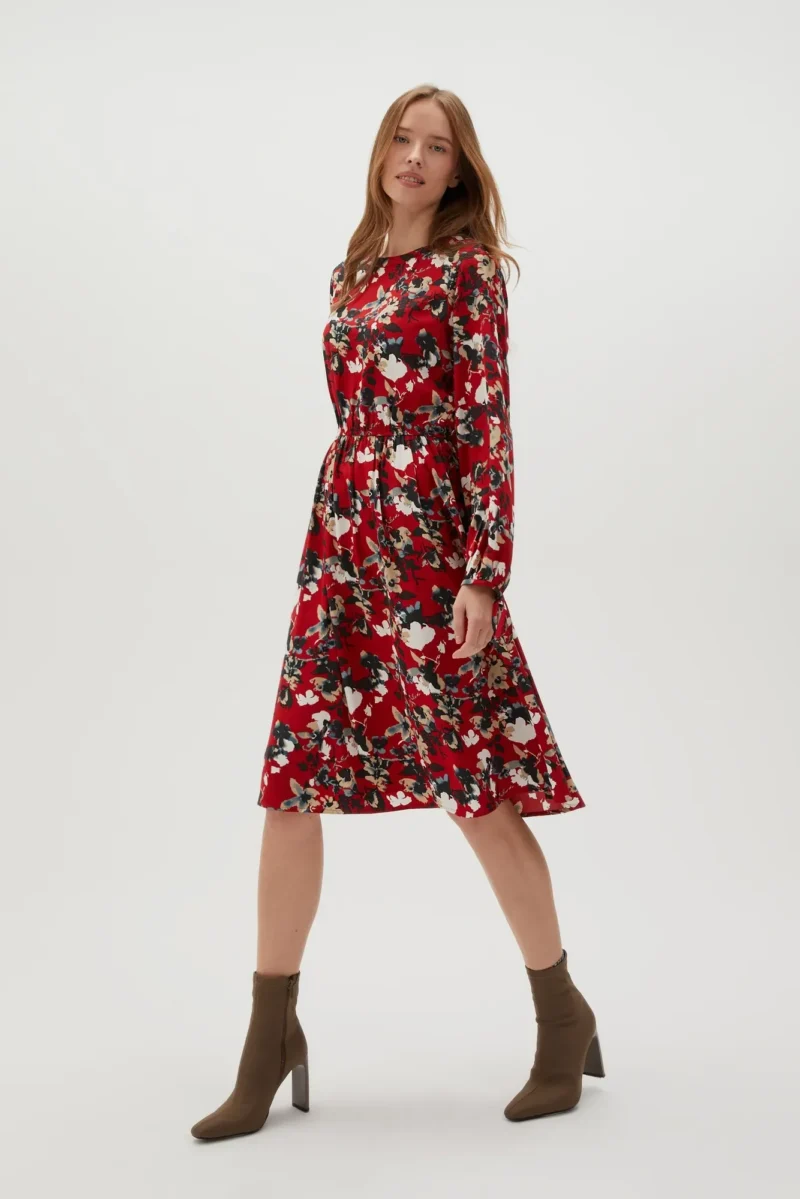 WOMEN'S DRESS L-SU-4609 BLACK - Imagen 14