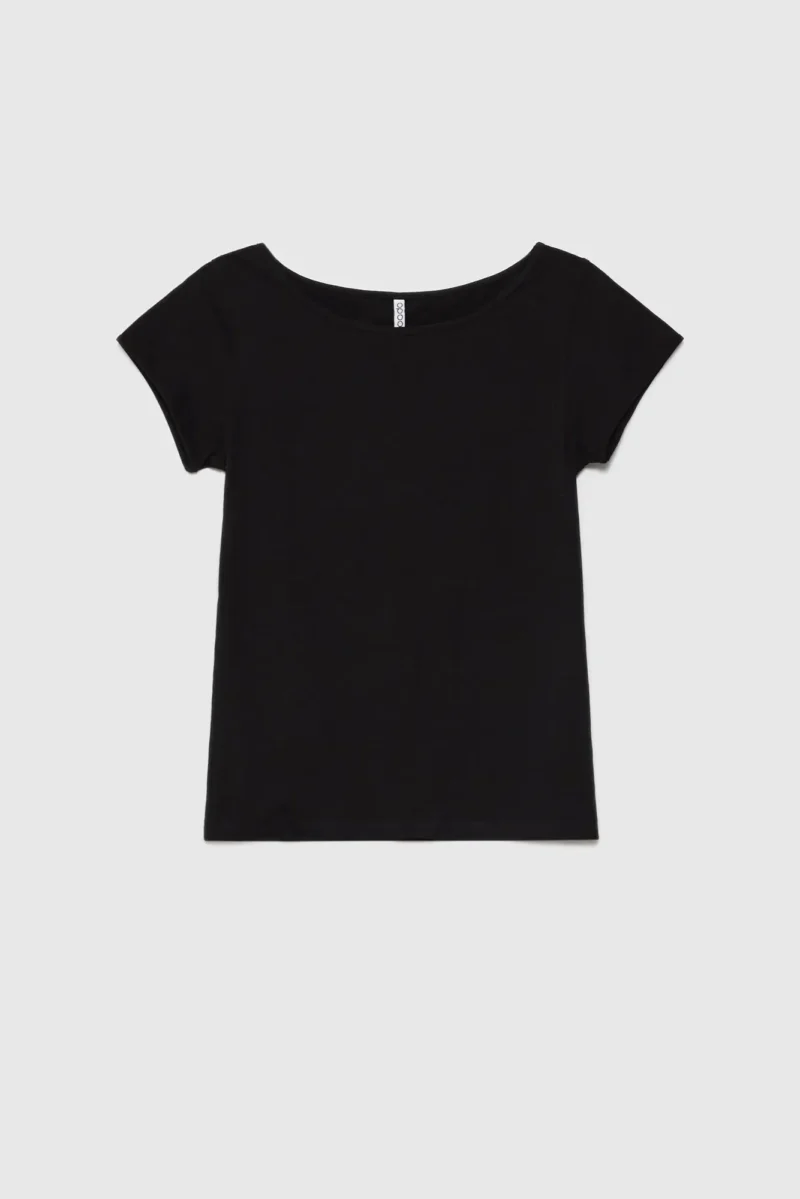 WOMEN'S TSHIRT L-TS-4622 BLACK - Imagen 11