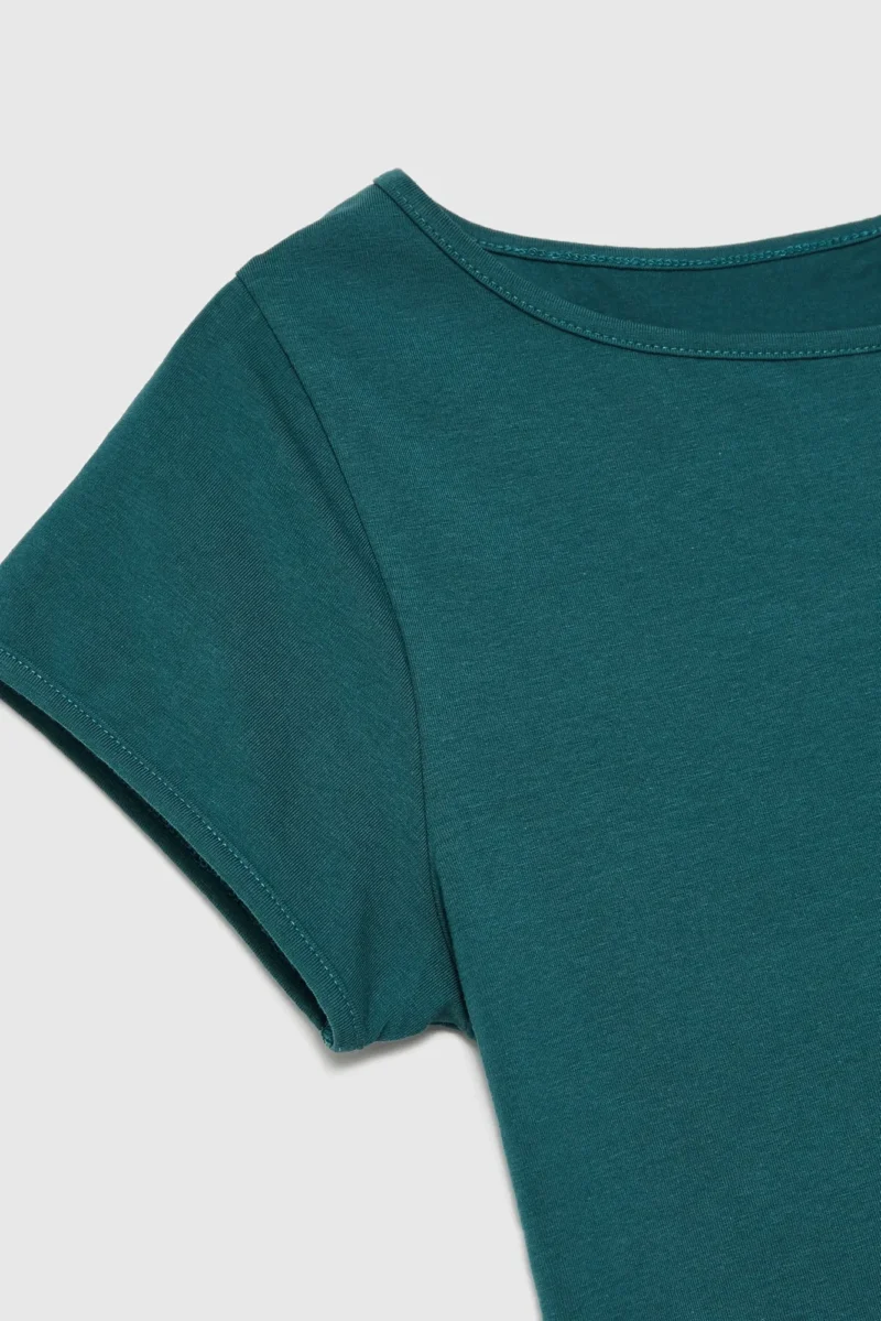 WOMEN'S TSHIRT L-TS-4622 D.GREEN - Imagen 12