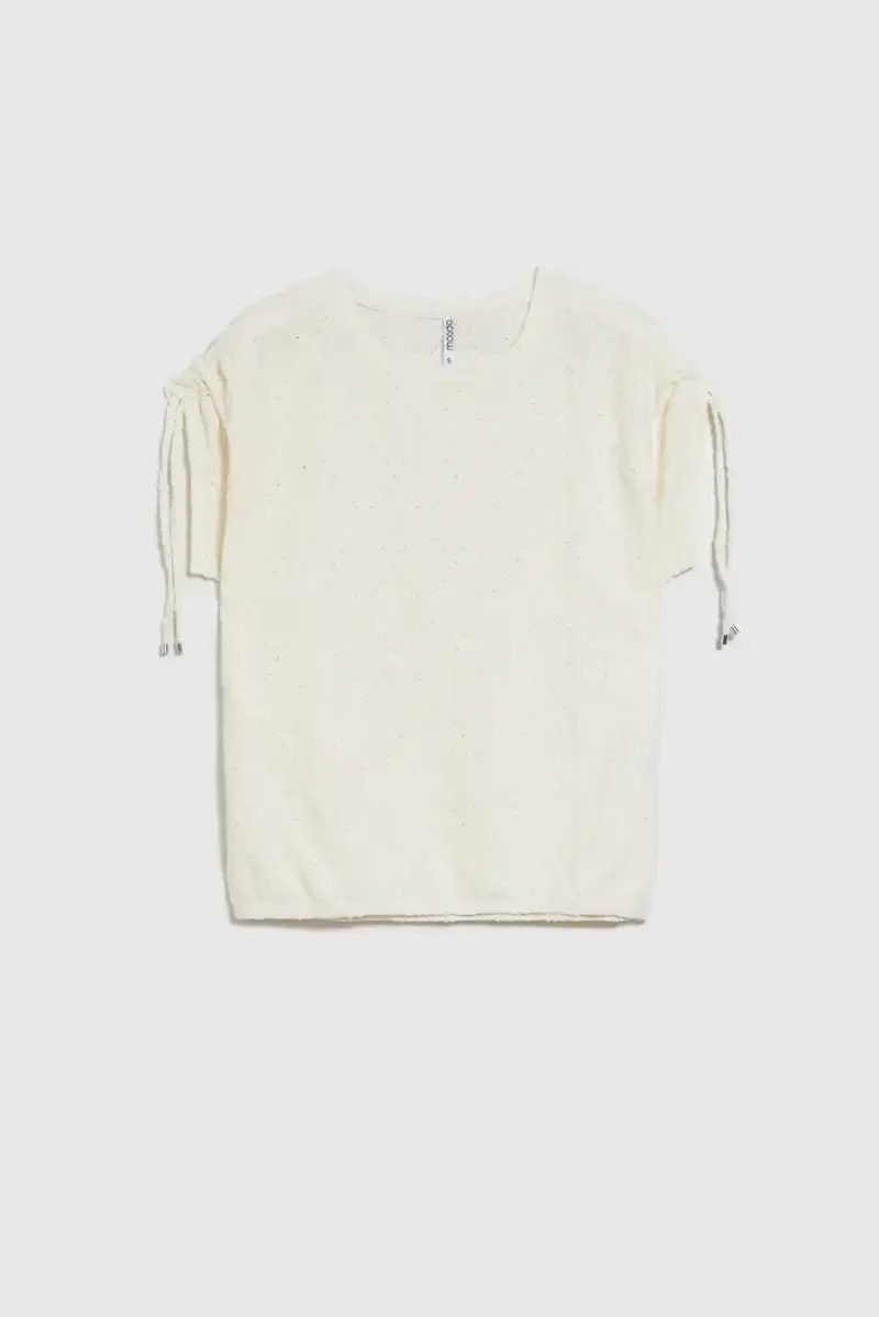 WOMEN'S TSHIRT L-TS-4668 OFF WHITE - Imagen 6