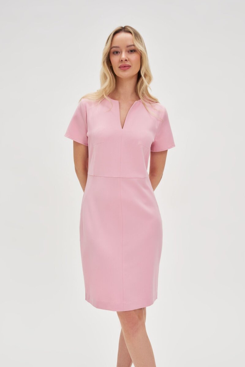 WOMEN'S DRESS L-SU-4632 PINK