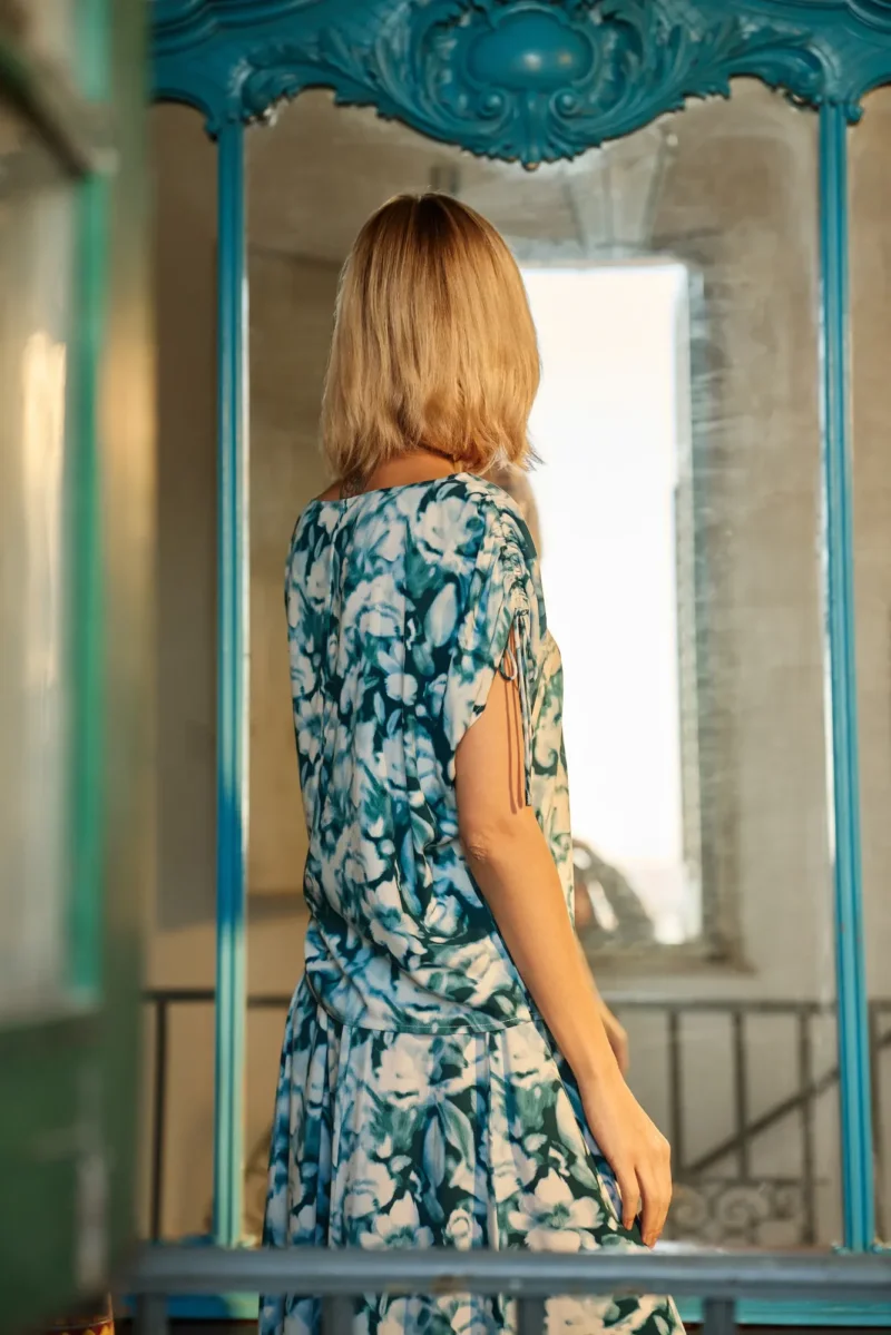 WOMEN'S SHIRT L-KO-4645 D.GREEN - Imagen 4