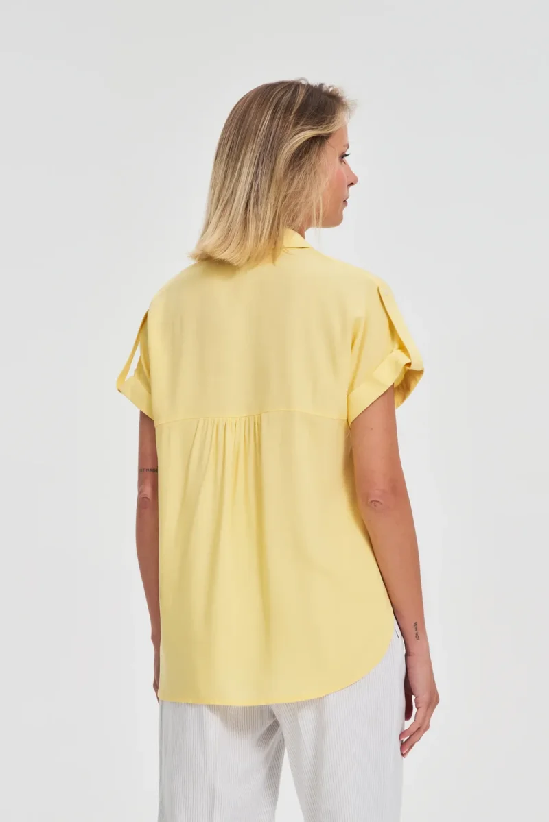 WOMEN'S SHIRT L-KO-4659 L.YELLOW - Imagen 4