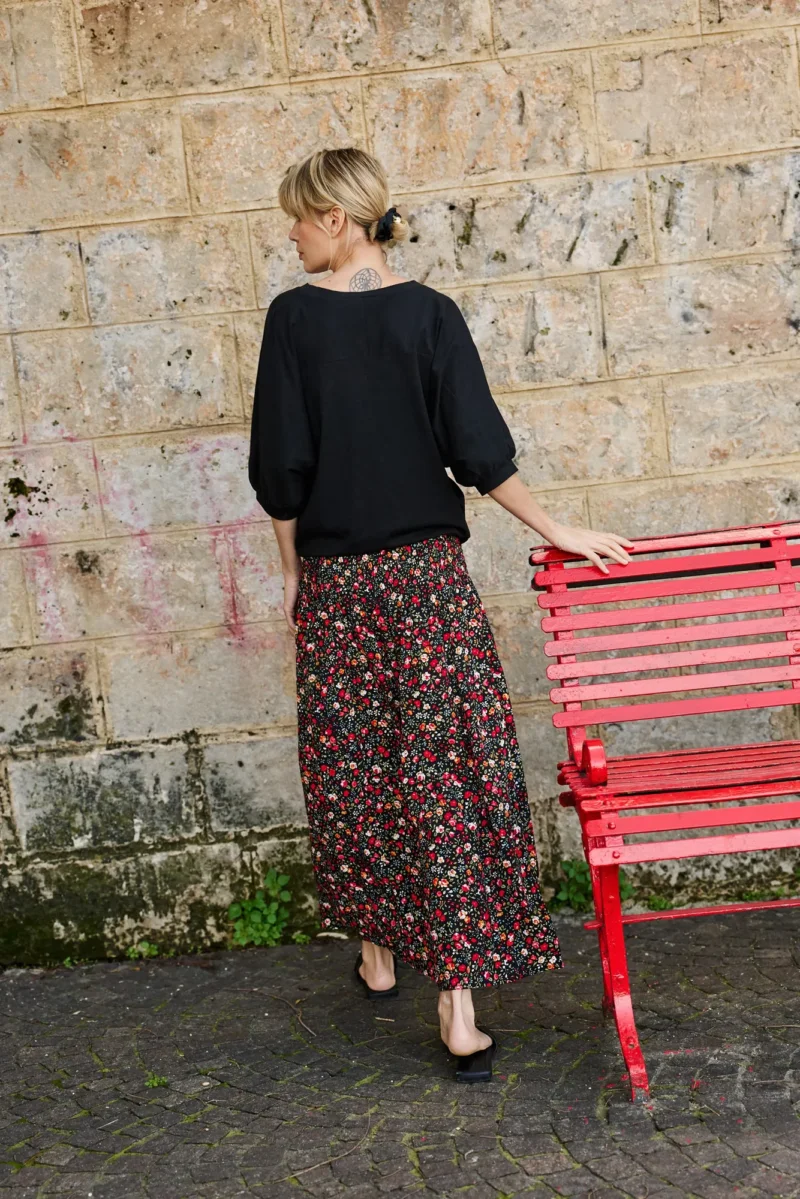 WOMEN'S SKIRT L-SC-4621 BLACK - Imagen 2