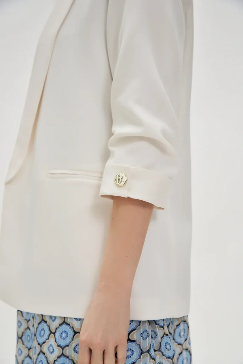 WOMEN'S JACKETS L-MR-4604 OFF WHITE - Imagen 4