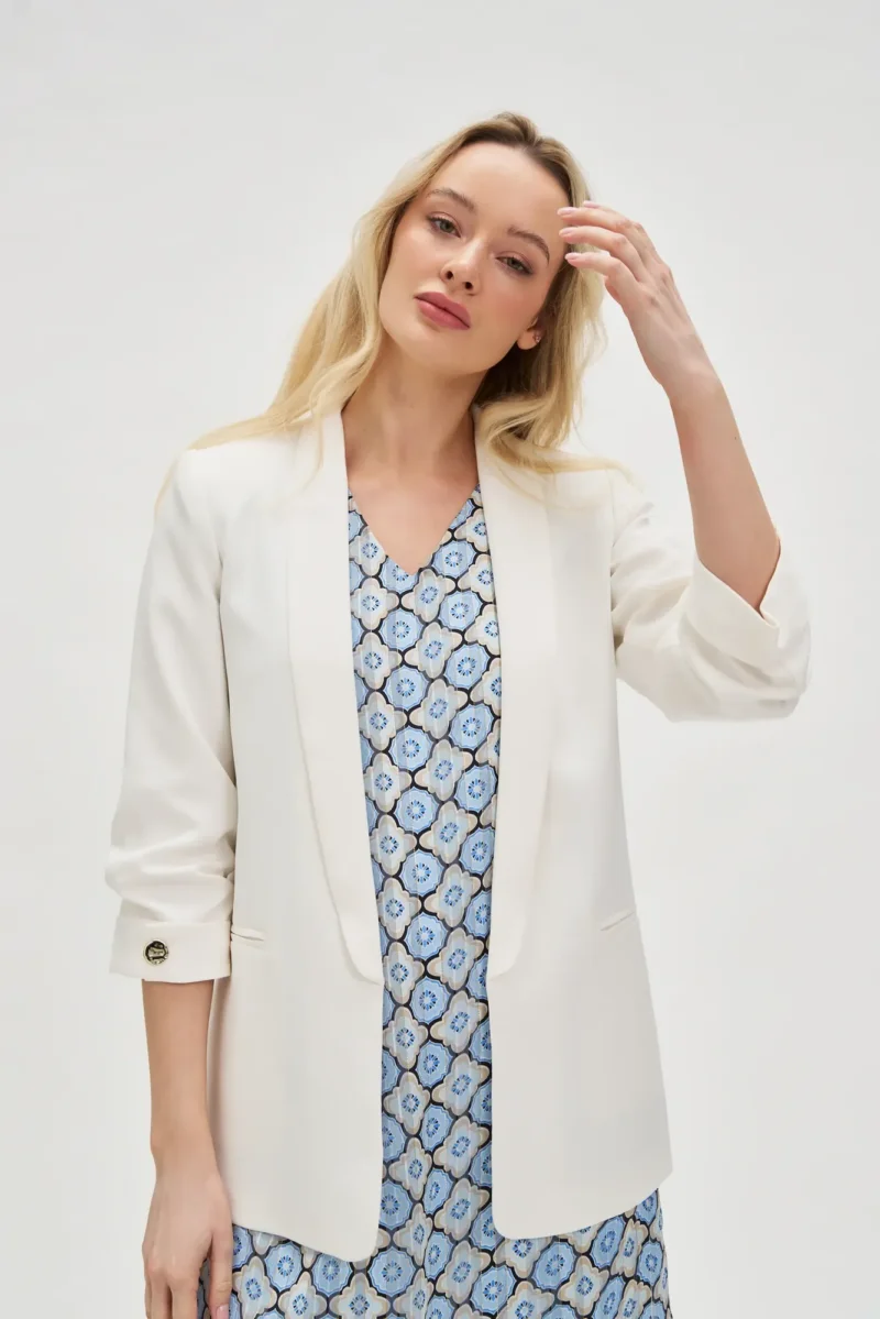 WOMEN'S JACKETS L-MR-4604 OFF WHITE