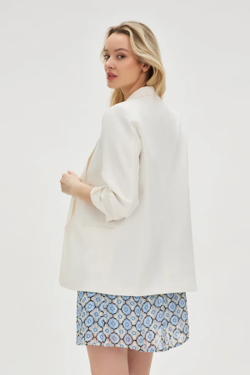 WOMEN'S JACKETS L-MR-4604 OFF WHITE - Imagen 5