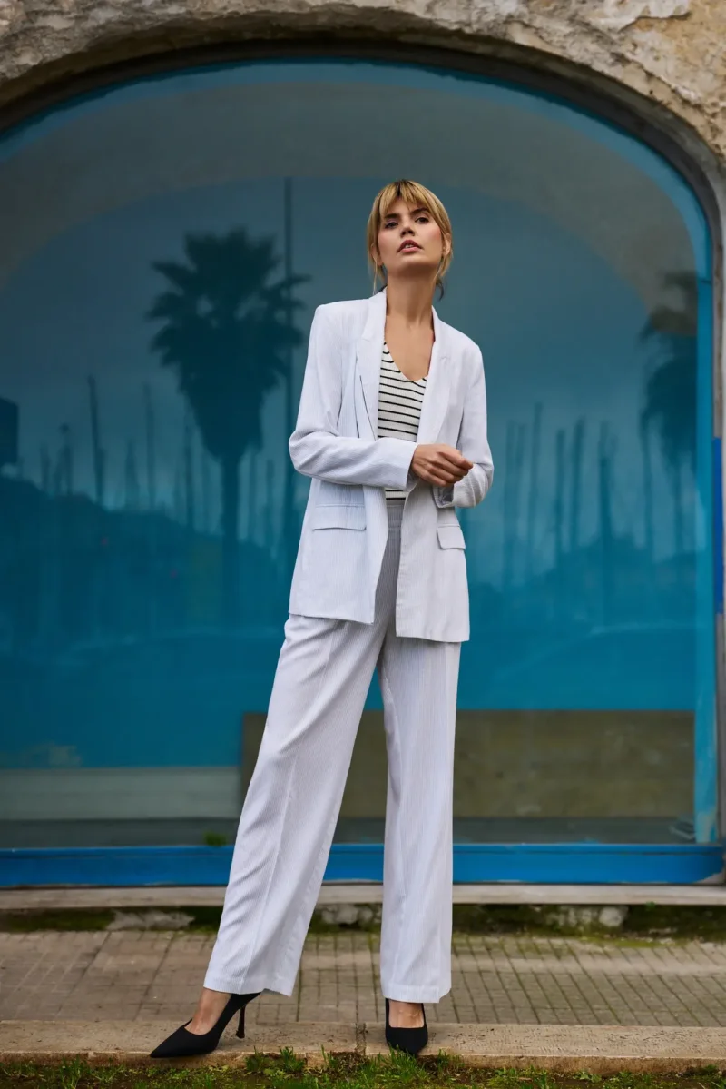 WOMEN'S JACKETS L-MR-4616 WHITE - Imagen 2