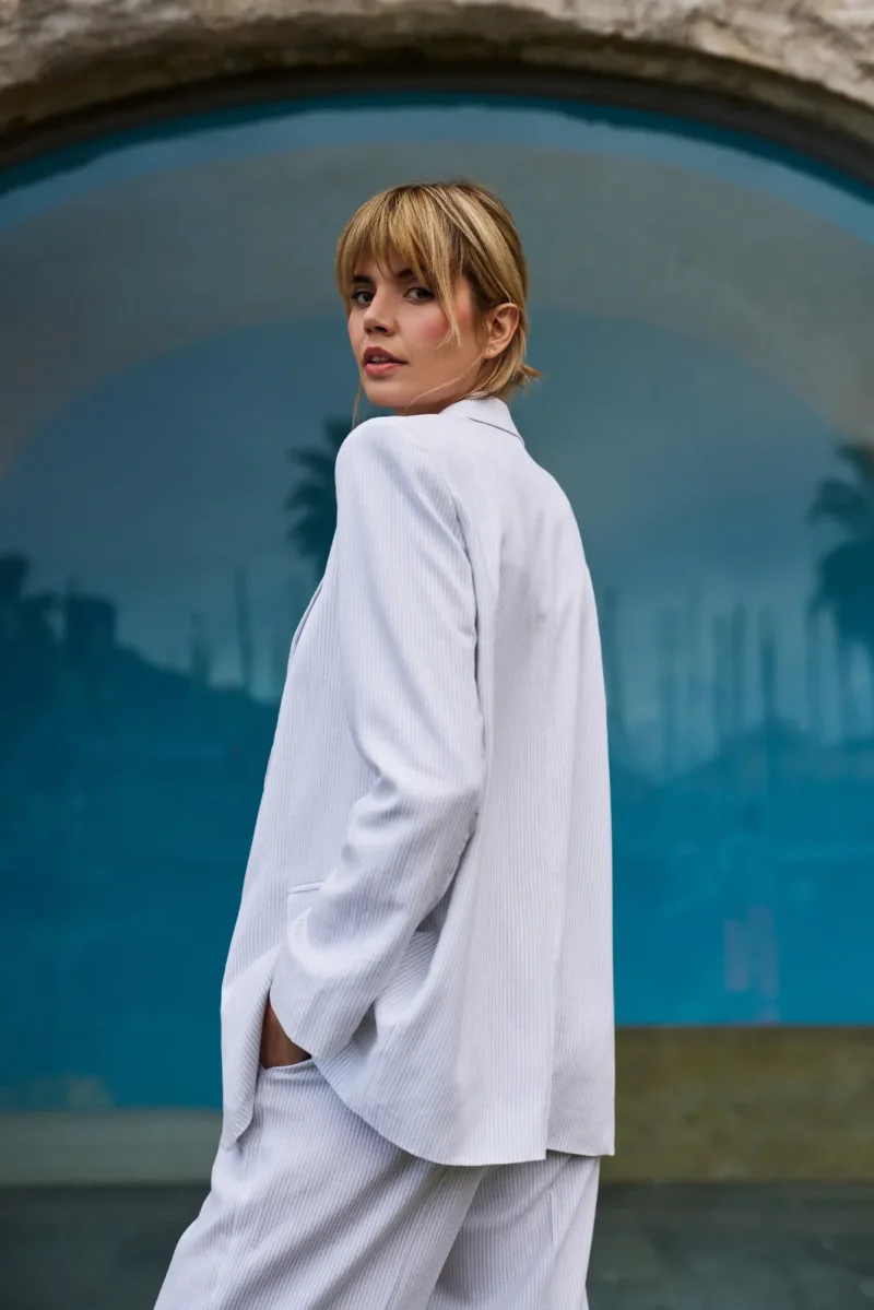 WOMEN'S JACKETS L-MR-4616 WHITE - Imagen 3