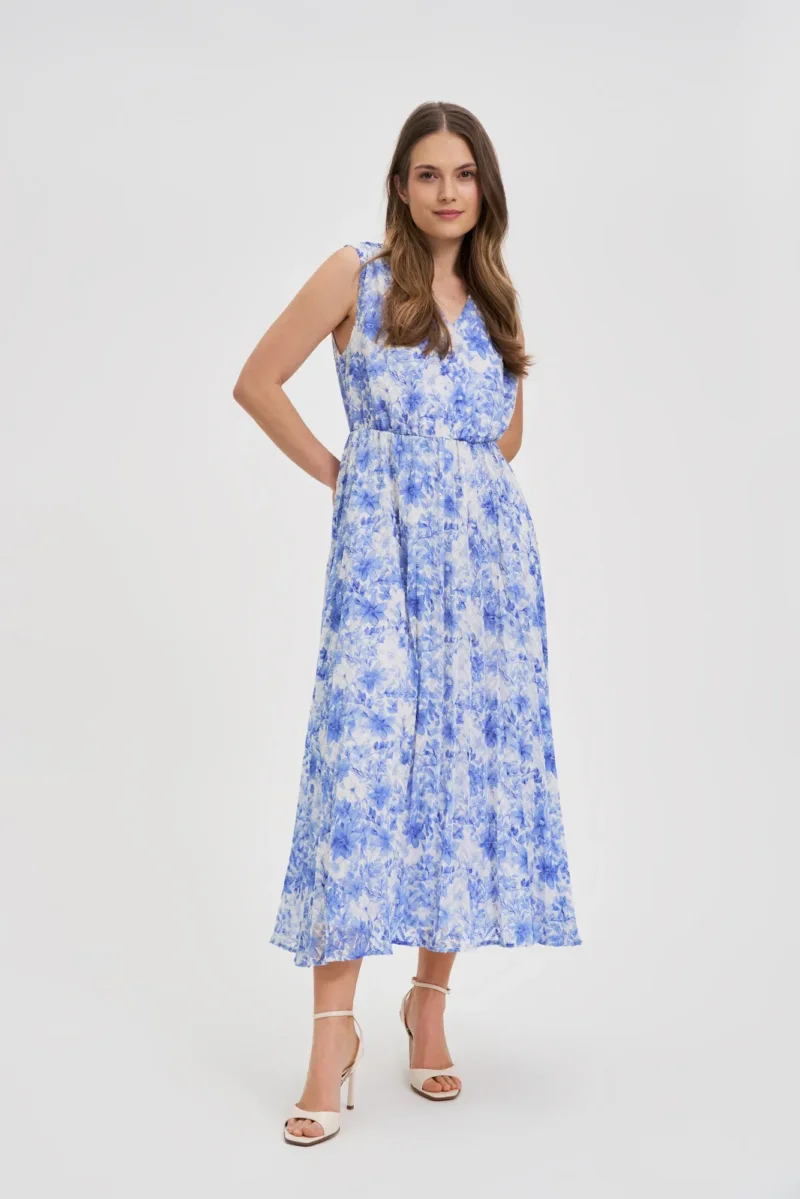 WOMEN'S DRESS L-SU-4630 L.BLUE