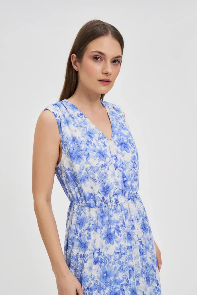 WOMEN'S DRESS L-SU-4630 L.BLUE - Imagen 2