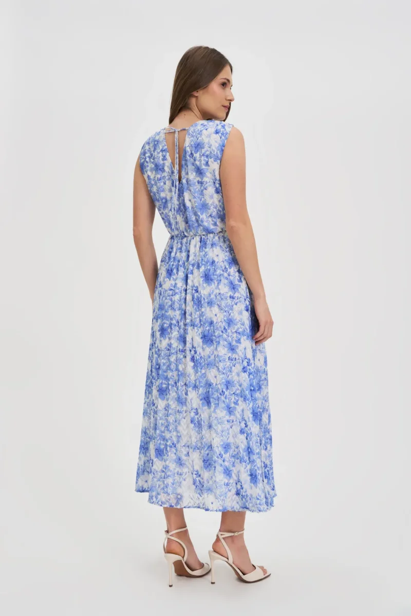 WOMEN'S DRESS L-SU-4630 L.BLUE - Imagen 4