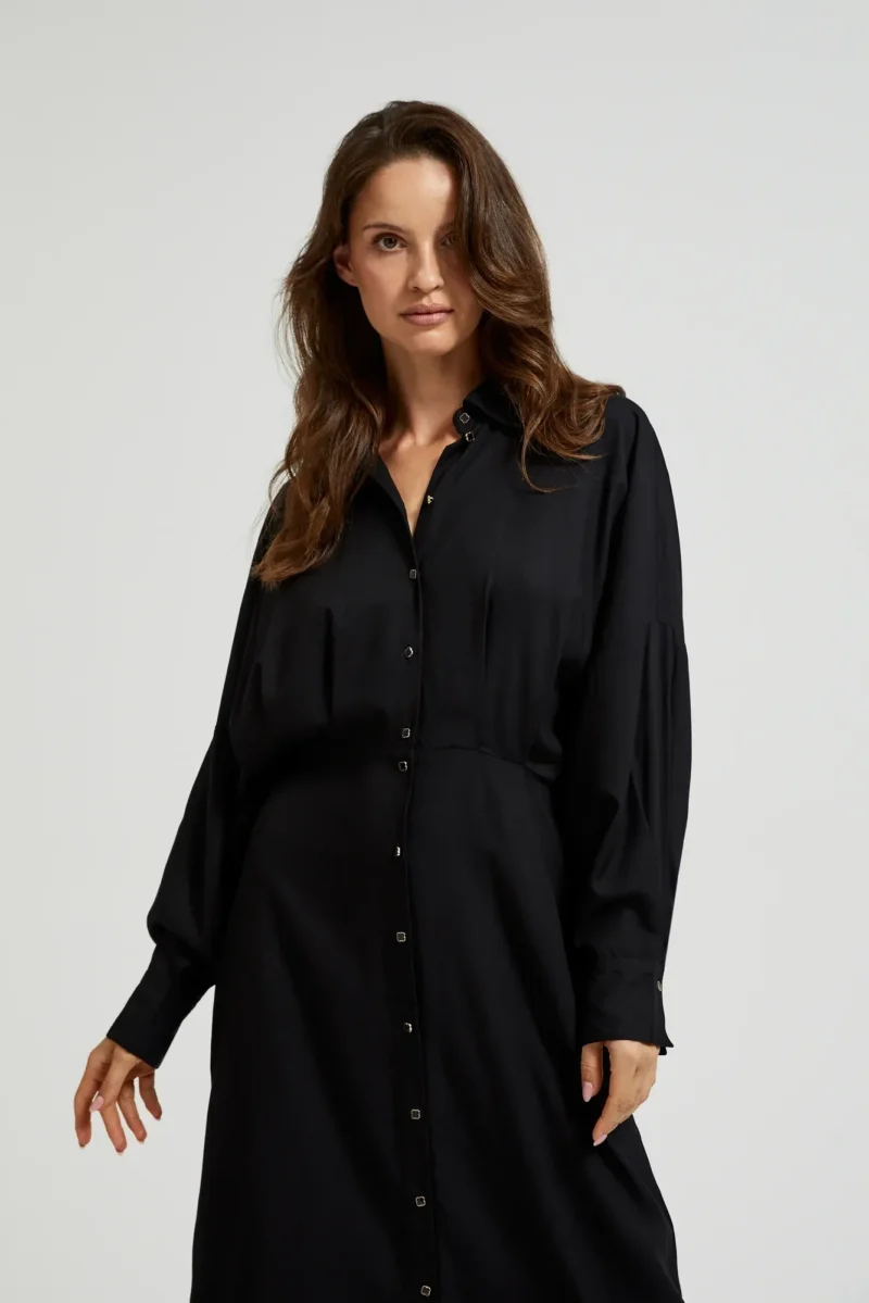 WOMEN'S DRESS L-SU-4600 BLACK - Imagen 4