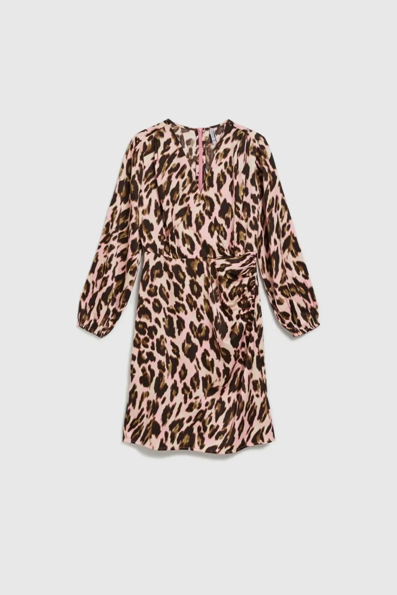 WOMEN'S DRESS L-SU-4601 PINK - Imagen 7