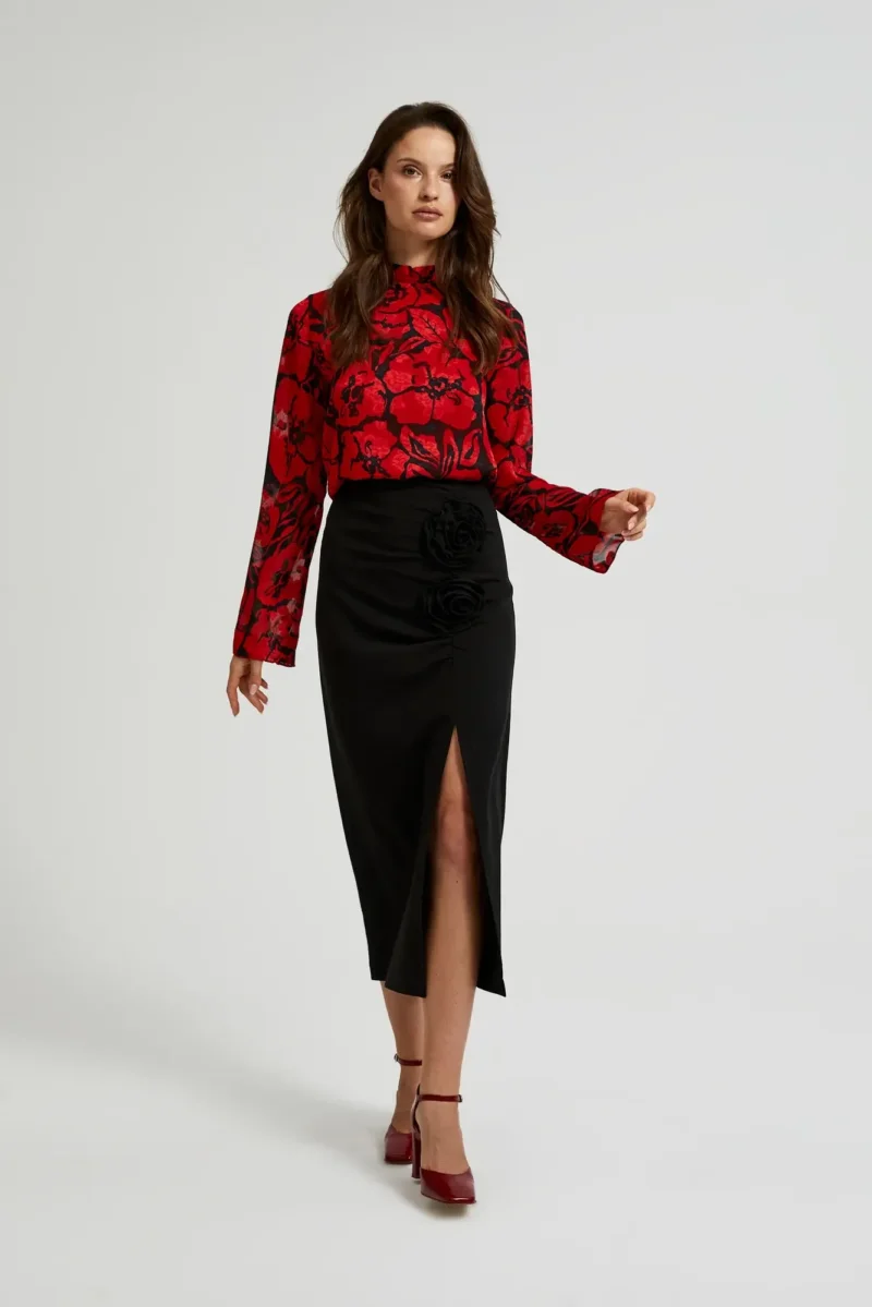 WOMEN'S SKIRT Z-SC-4512 BLACK - Imagen 4