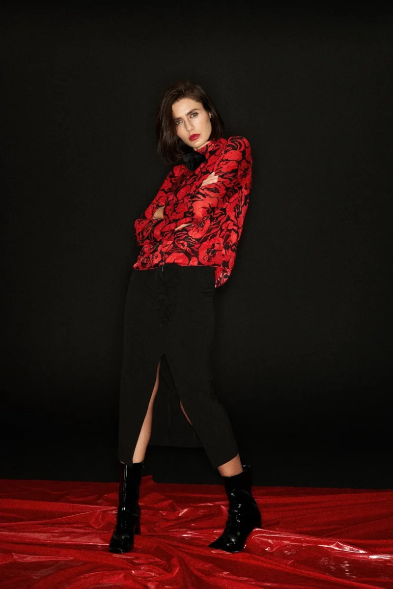 WOMEN'S SKIRT Z-SC-4512 BLACK