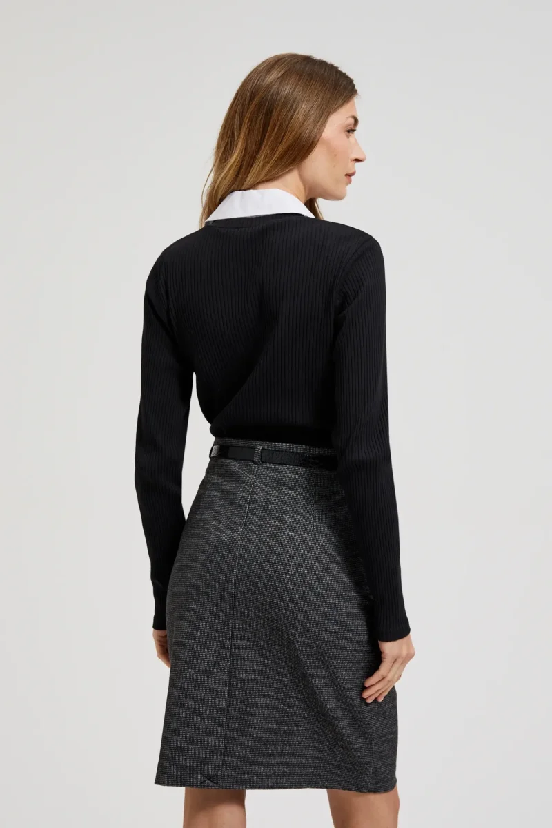 WOMEN'S LONGSLEEVE Z-TS-4523 BLACK - Imagen 4