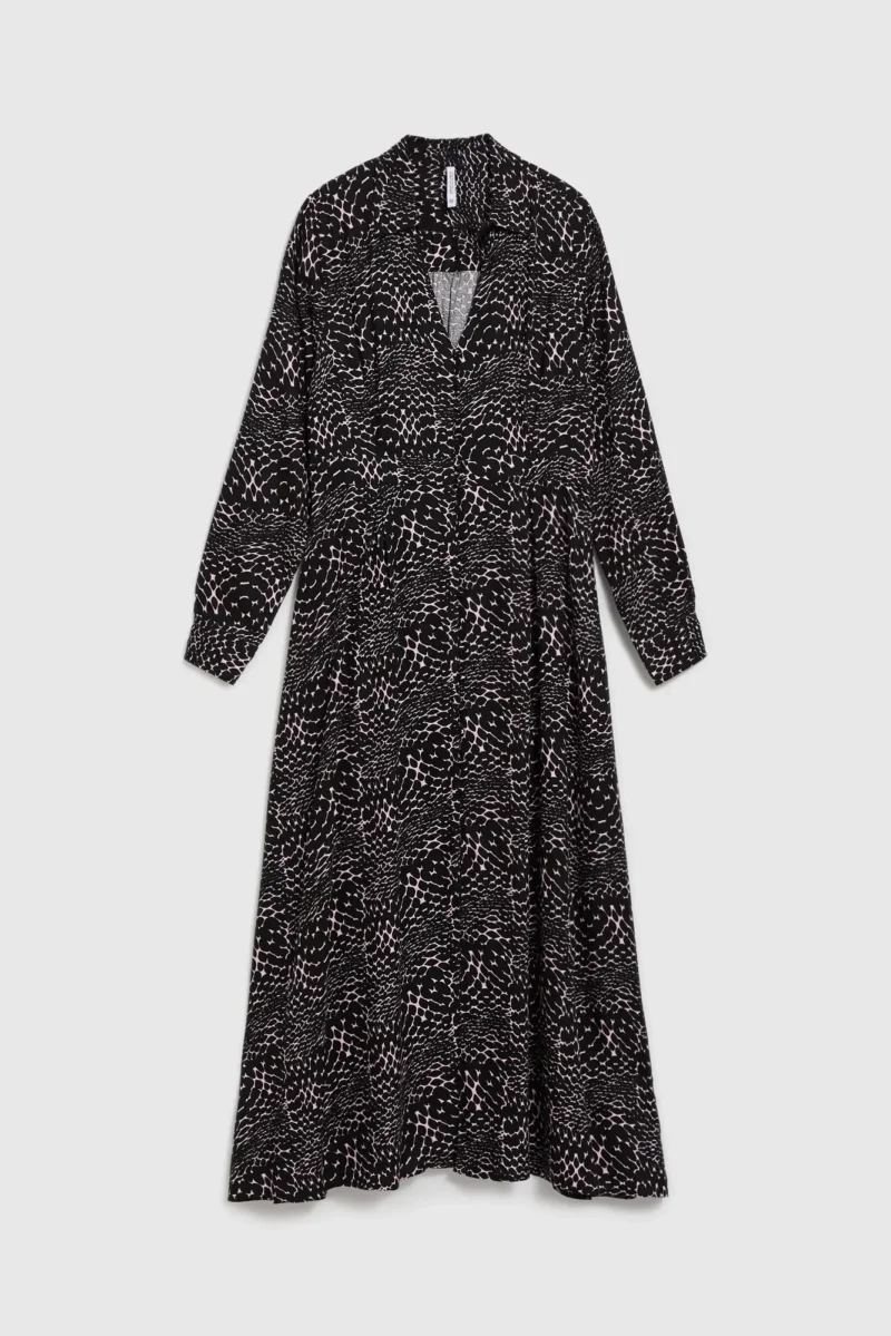 WOMEN'S DRESS L-SU-4602 BLACK - Imagen 6