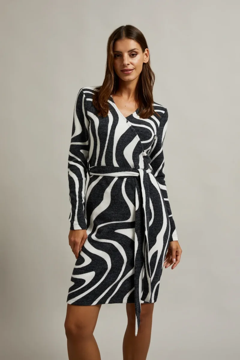 WOMEN'S DRESS L-SU-4603 D.GREY - Imagen 2