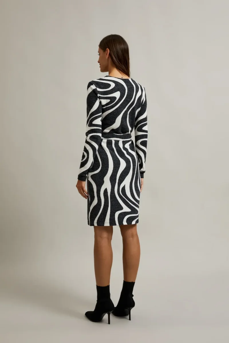 WOMEN'S DRESS L-SU-4603 D.GREY - Imagen 13