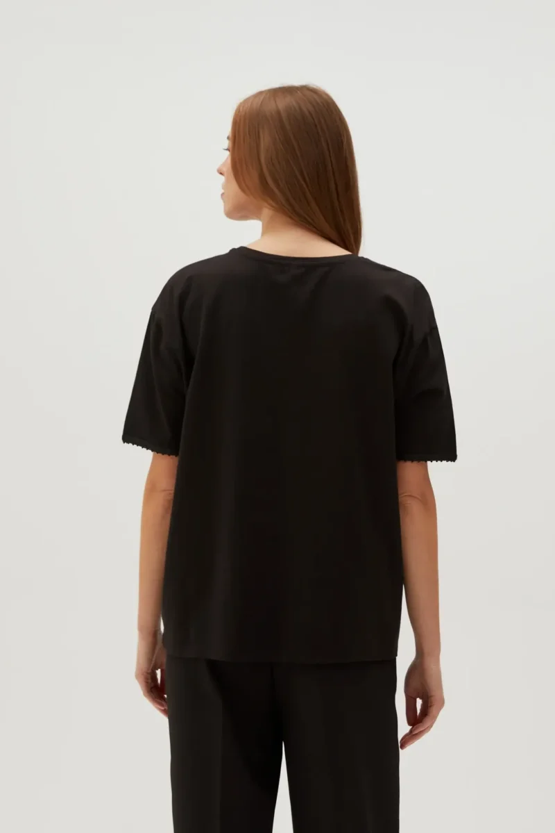 WOMEN'S T-SHIRT Z-TS-4536 BLACK - Imagen 4