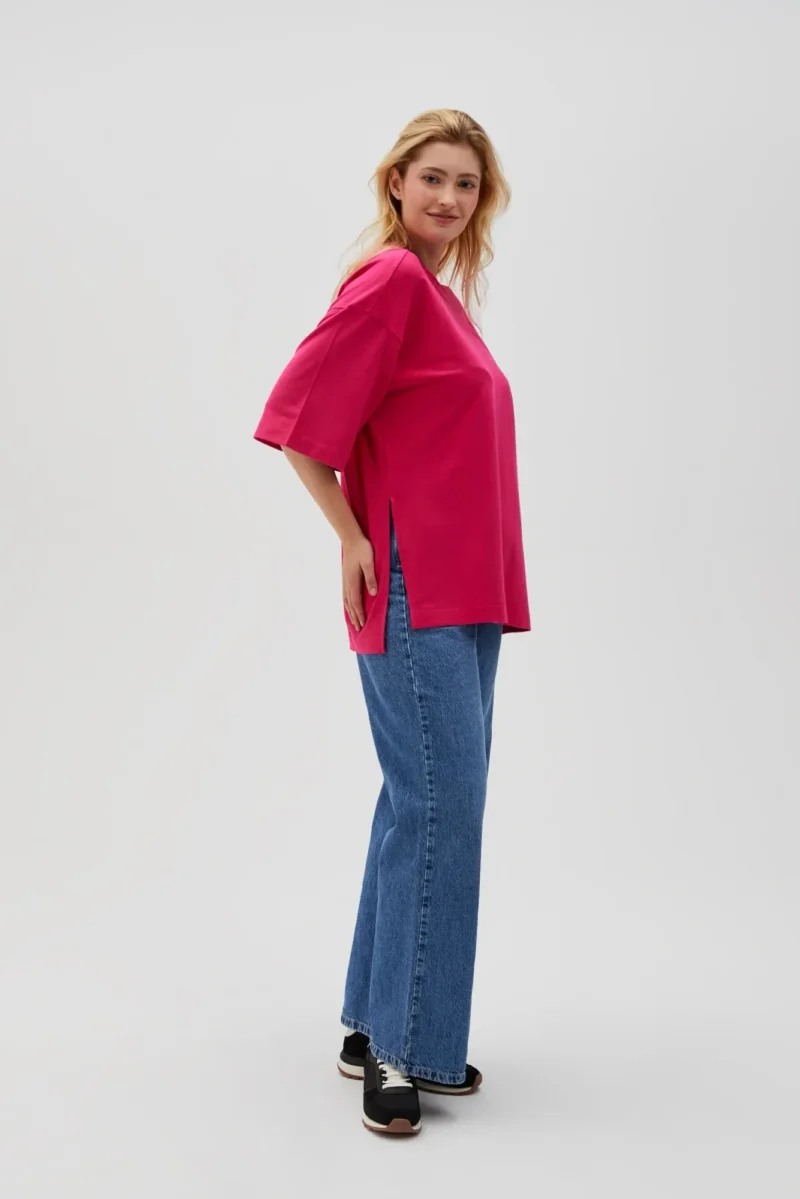 WOMEN'S SWEATSHIRT L-BL-4602 FUCHSIA - Imagen 9