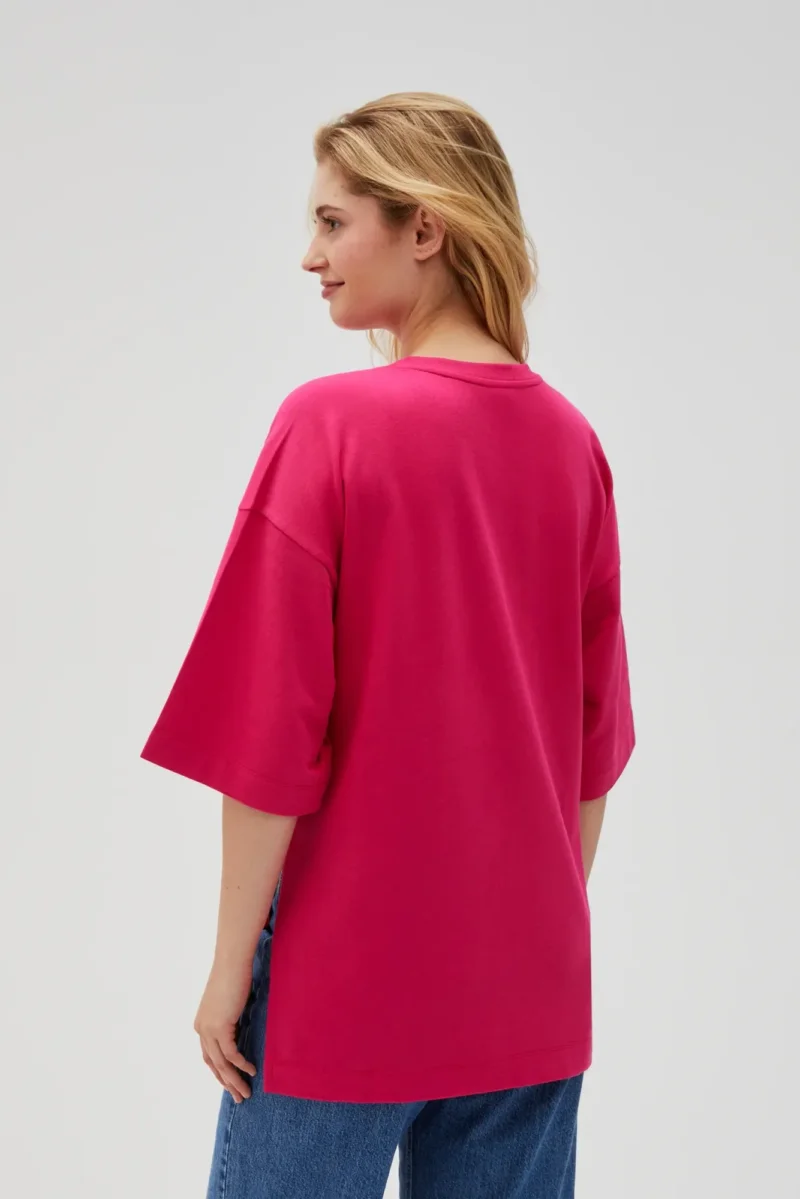 WOMEN'S SWEATSHIRT L-BL-4602 FUCHSIA - Imagen 12