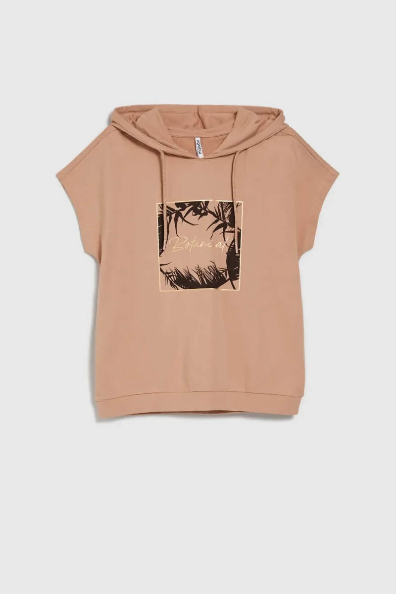 WOMEN'S SWEATSHIRT L-BL-4604 L.BROWN - Imagen 6