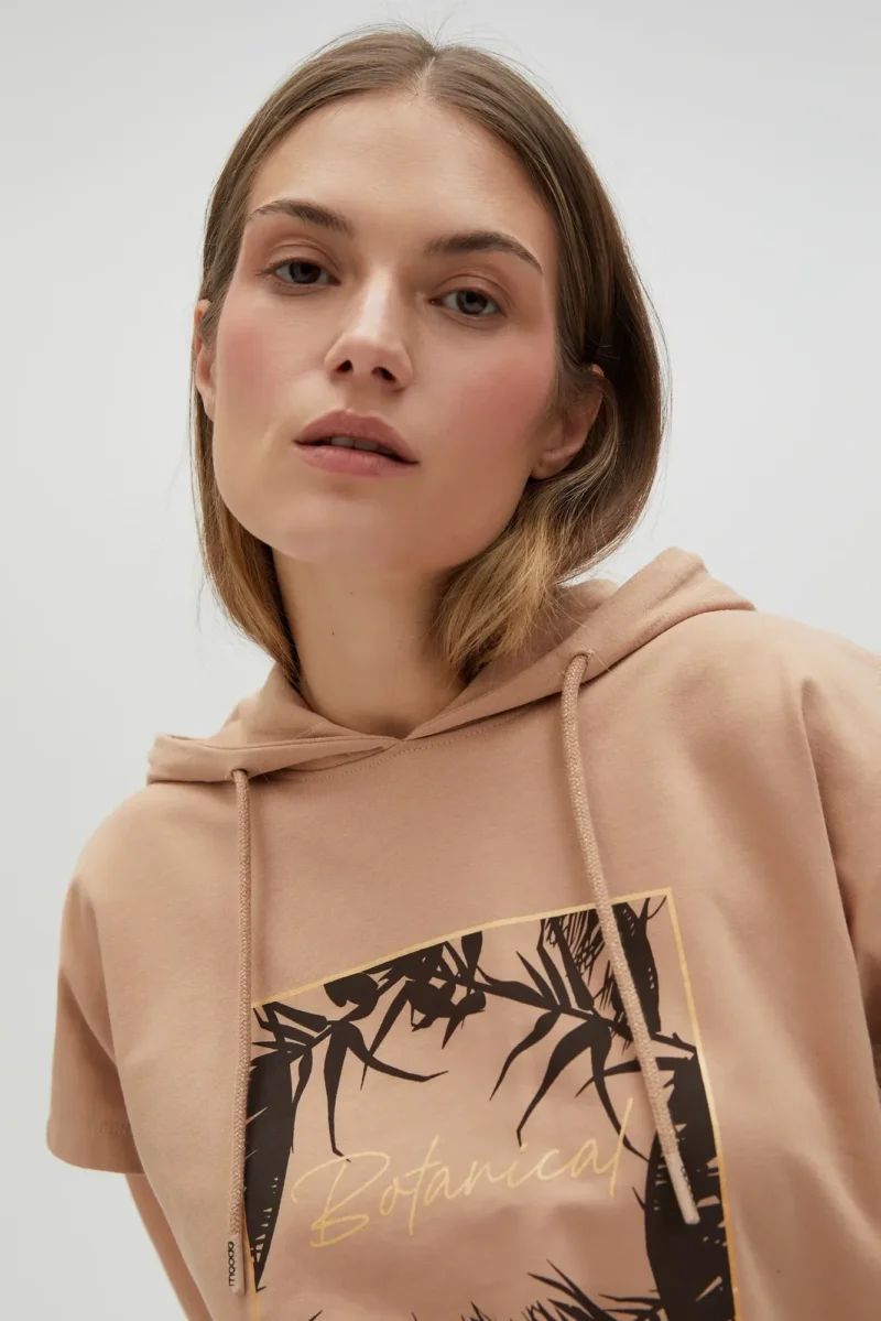 WOMEN'S SWEATSHIRT L-BL-4604 L.BROWN - Imagen 8