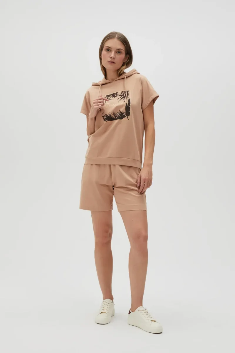 WOMEN'S SWEATSHIRT L-BL-4604 L.BROWN - Imagen 5