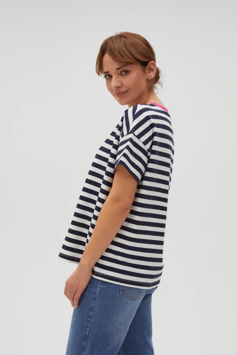 WOMEN'S SWEATSHIRT L-BL-4605 NAVY - Imagen 11