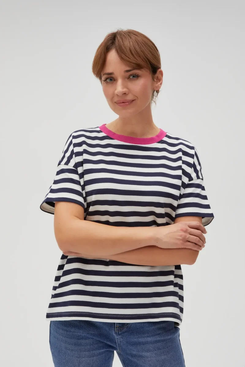WOMEN'S SWEATSHIRT L-BL-4605 NAVY - Imagen 5