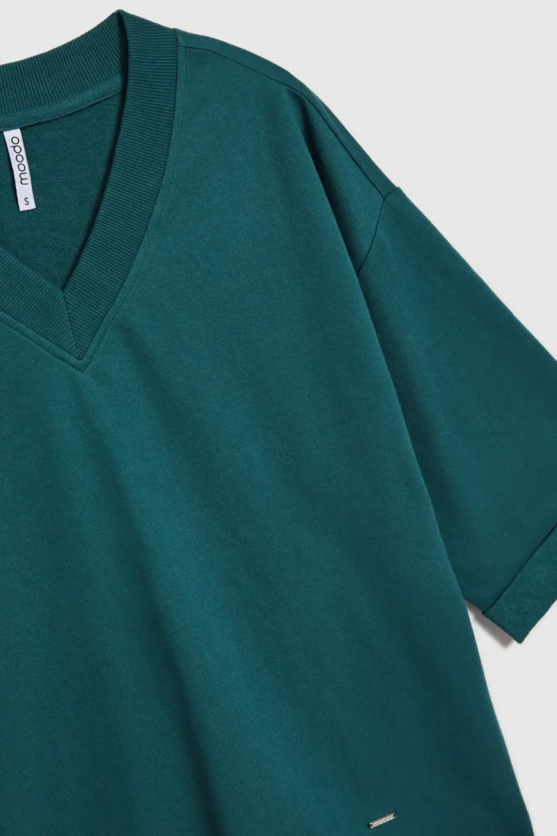 WOMEN'S SWEATSHIRT L-BL-4609 D.GREEN - Imagen 6