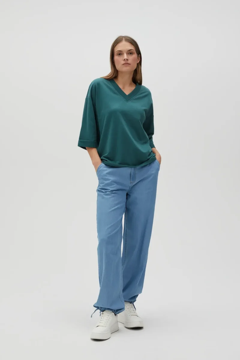 WOMEN'S SWEATSHIRT L-BL-4609 D.GREEN - Imagen 3