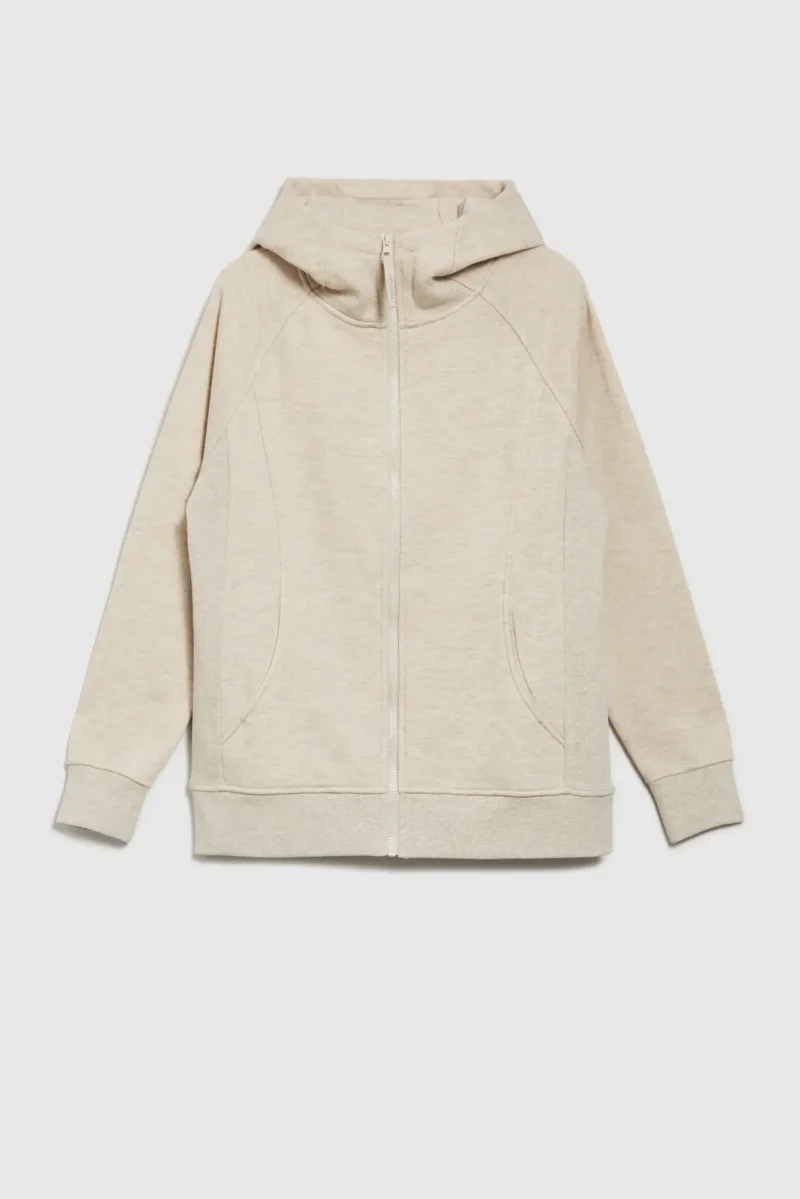 WOMEN'S SWEATSHIRT L-BL-4611 L.BEIGE MEL - Imagen 7