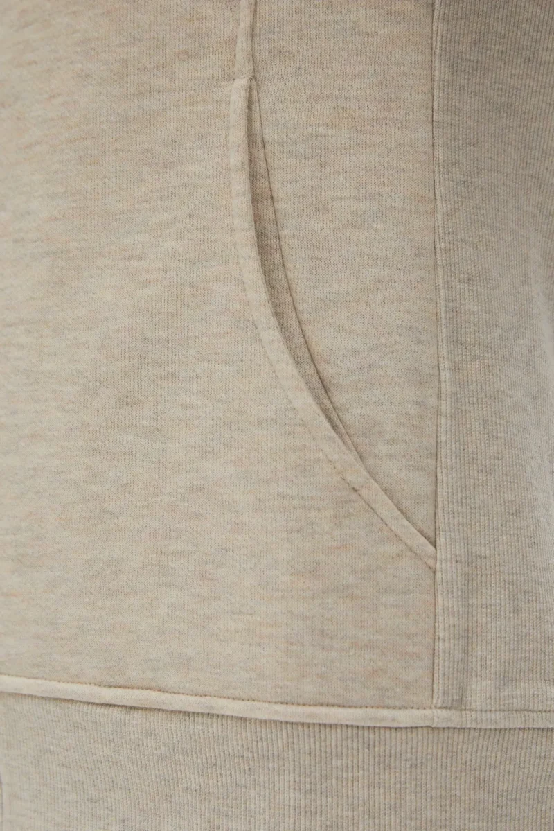 WOMEN'S SWEATSHIRT L-BL-4611 L.BEIGE MEL - Imagen 4