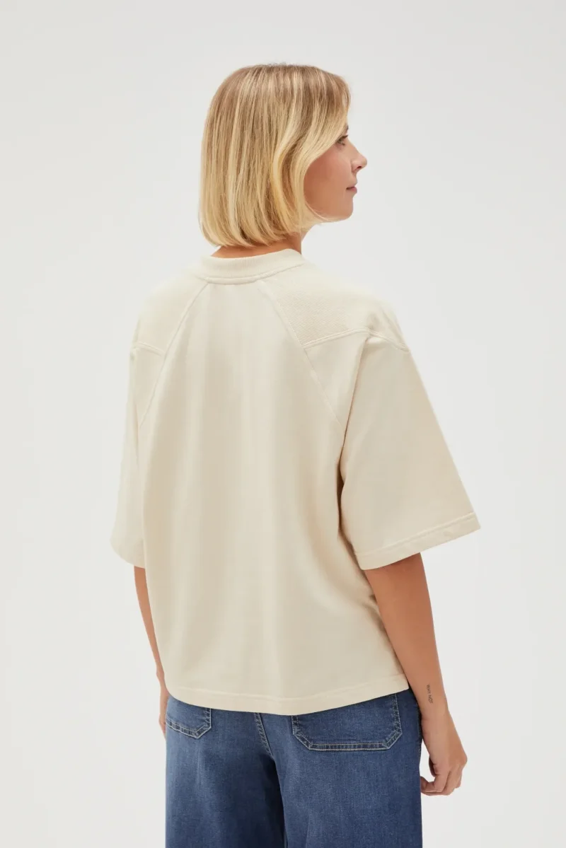 WOMEN'S SWEATSHIRT L-BL-4615 L.BEIGE - Imagen 6