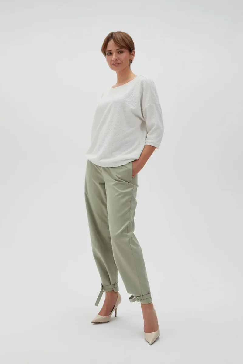 WOMEN'S SWEATSHIRT L-BL-4617 OFF WHITE - Imagen 2