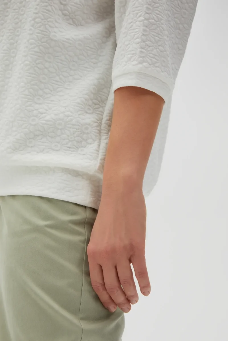 WOMEN'S SWEATSHIRT L-BL-4617 OFF WHITE - Imagen 5
