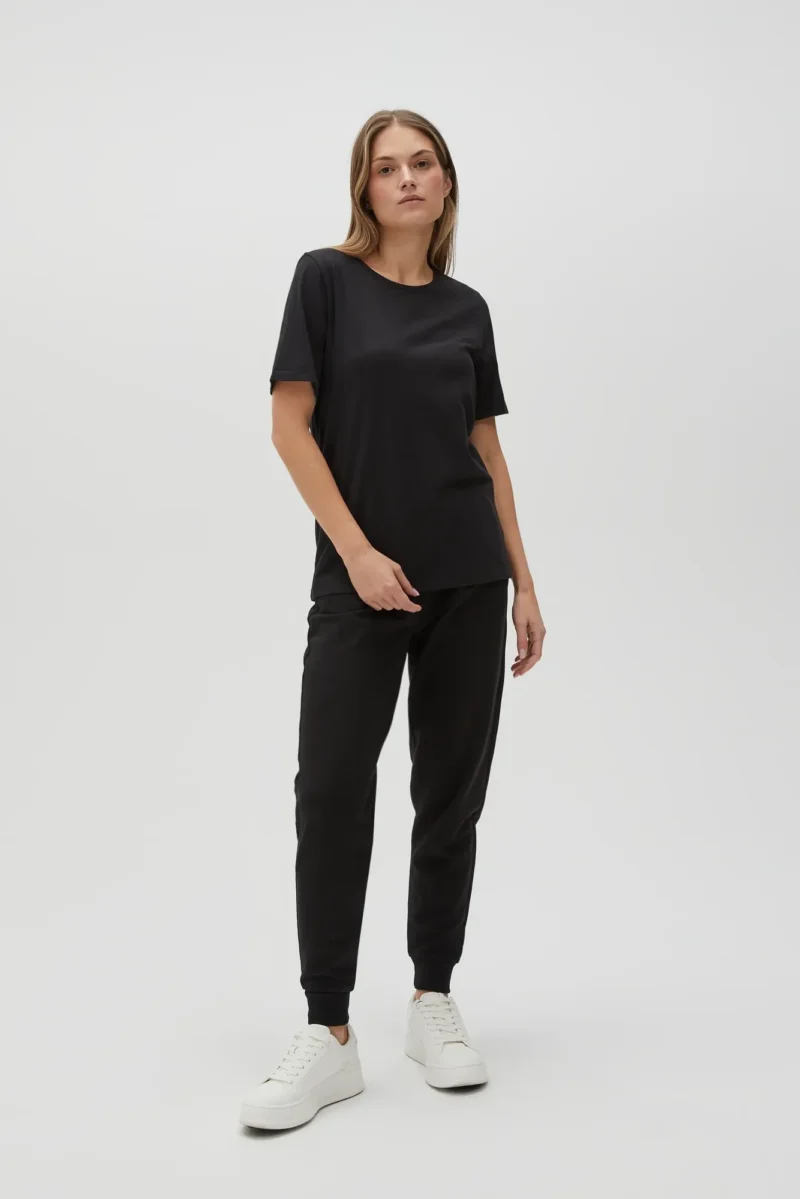 WOMEN'S JOGGING PANTS L-DR-4600 BLACK - Imagen 8