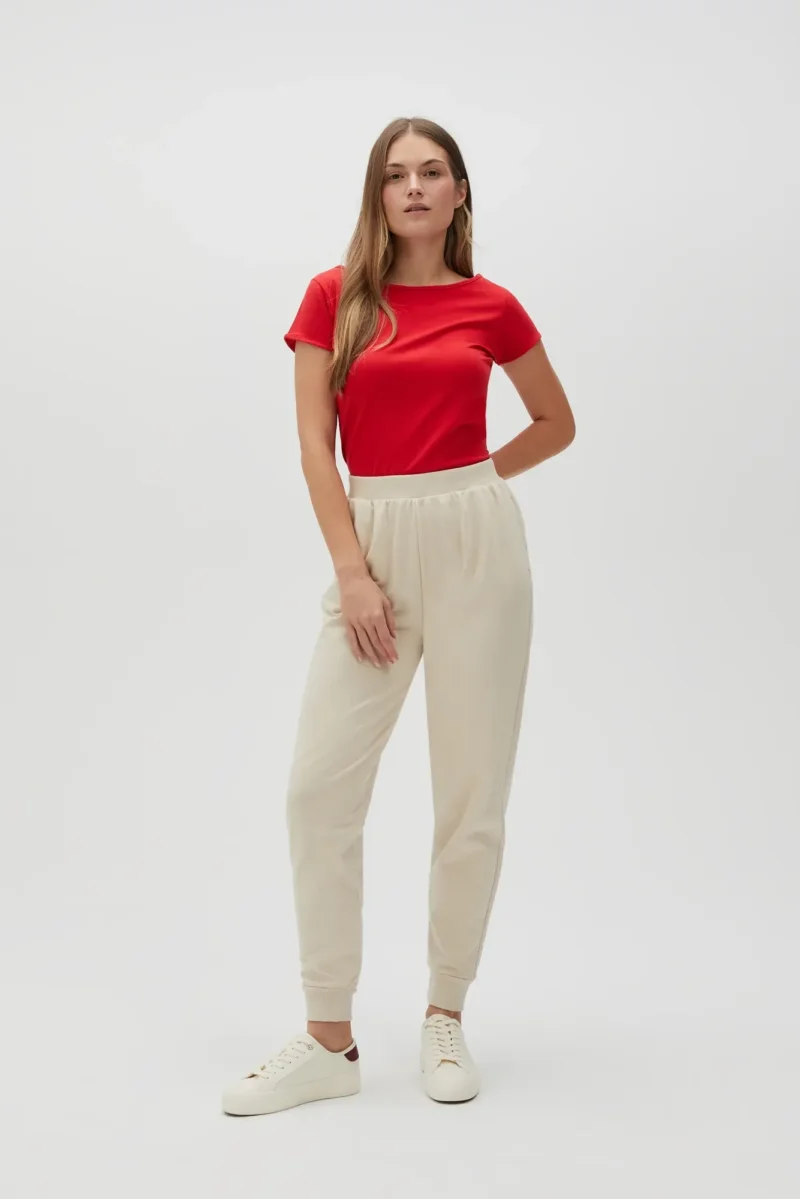 WOMEN'S JOGGING PANTS L-DR-4600 L.BEIGE - Imagen 5